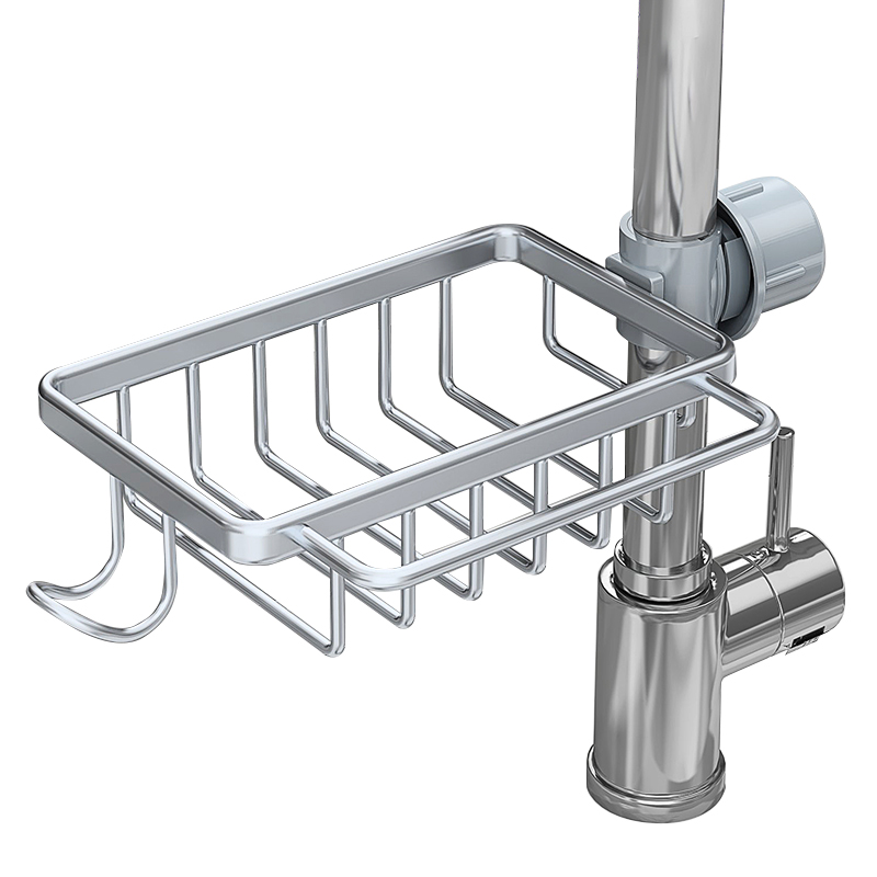 厨房水龙头置物架洗碗洗菜池水槽架沥水篮海绵刷百洁布抹布收纳架