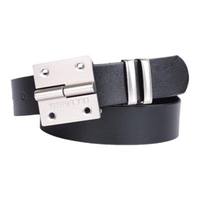 真皮经典LOGO腰带简约百搭