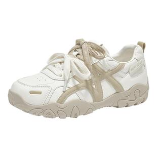 戈美其丑萌运动鞋女款2026年春季新款休闲厚底增高超火老爹鞋女款