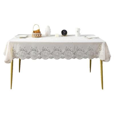 日本高级感防水蕾丝桌布