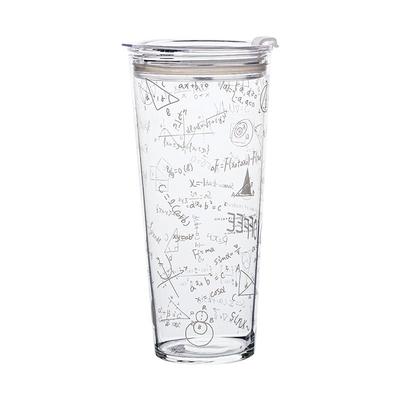 巢牧大容量玻璃吸管杯