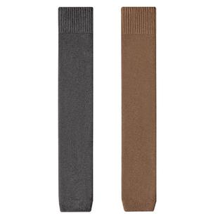 过膝长筒袜子女款秋冬季腿套毛圈加绒加厚护膝袜套保暖防寒大腿袜