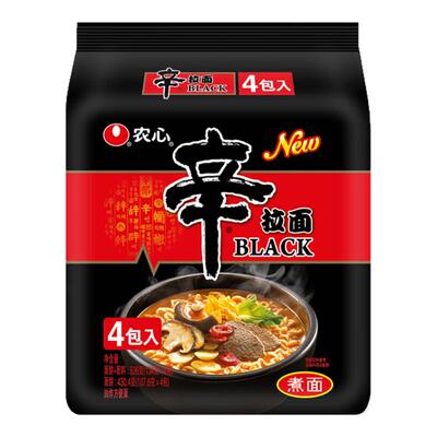农心黑辛拉面泰式冬阴功酸辣味香菇牛肉方便面black韩国泡面袋装
