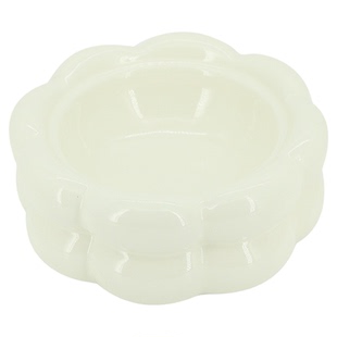 兔子陶瓷食盆防打翻大容量喂食器防溅喂水器防黑下巴仓鼠兔粮食盒