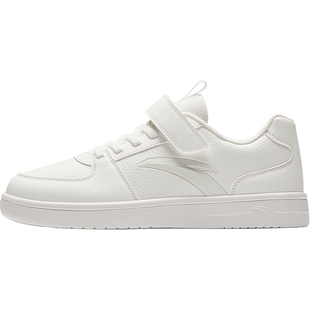 安踏儿童鞋小白鞋女童板鞋春季新款学生休闲白色运动鞋男童鞋子