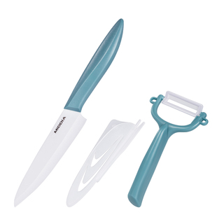 美帝亚专业陶瓷水果刀削皮刀二合一套装刨刀削皮器学生厨房刀具