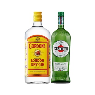 马天尼！南非哥顿金酒+马天尼干味美思威末酒鸡尾酒调酒套餐组合