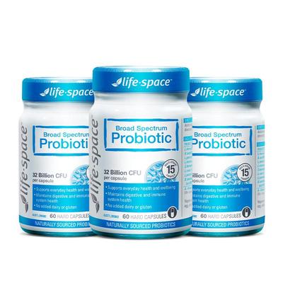 lifespace成人广谱益生菌3瓶