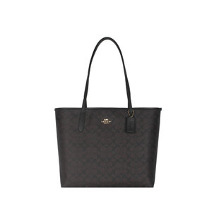 【自营】COACH/蔻驰女士大容量单肩手提包托特包菜篮子大包CV976