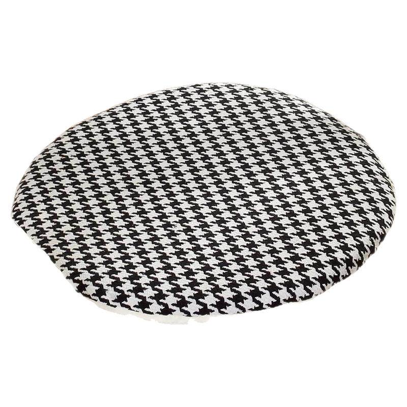 棉麻椅子垫四季通用圆形加厚坐垫办公室座垫屁垫客厅家用榻榻米垫