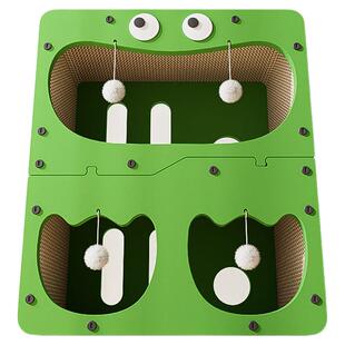 猫抓板猫窝一体耐磨不掉屑双层猫屋猫咪四季通用猫爪板猫别墅多层