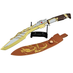 游戏周边模型 穿越刀皮 雌雄双股剑 仁德套装刘备剑双股剑玩具