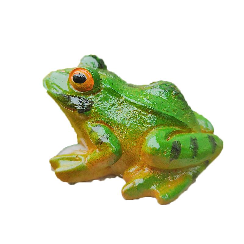 仿真青蛙树脂摆件阳台庭院假山鱼池鱼缸水族箱造景装饰品花盆摆设