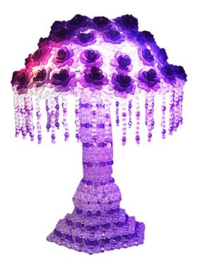 串珠中式客厅台灯摆件工艺品成品