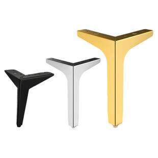 金属支撑脚沙发腿茶几腿床脚增高电视柜脚床头柜鞋柜脚家具支撑腿