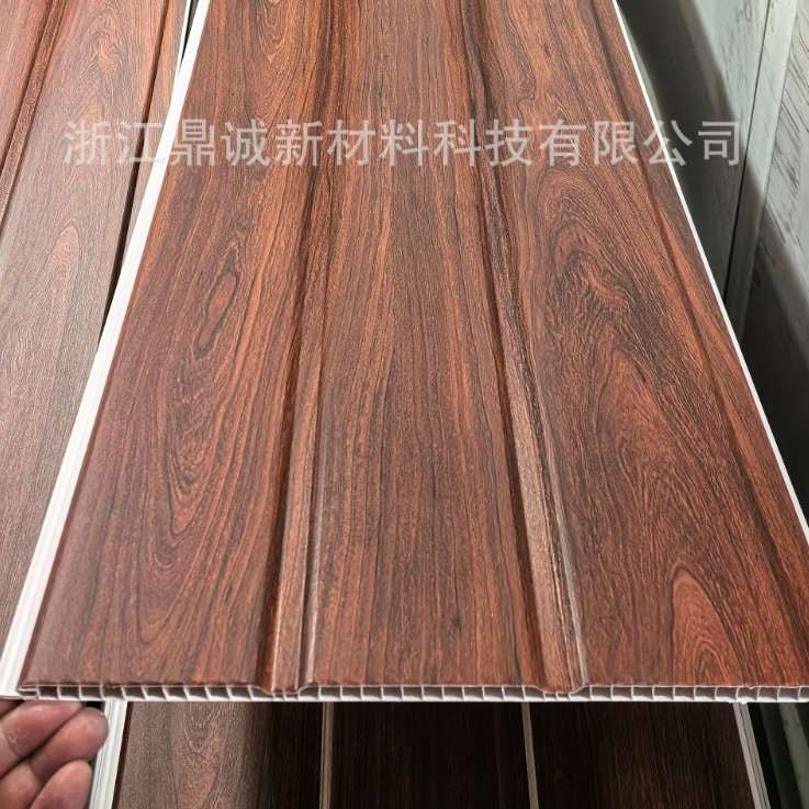 外贸款300MM*8MM*双PVC天花板扣U2900MM/5950MM板槽长条形木纹