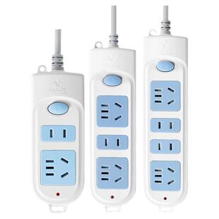 公牛带开关电插座5米长线家用电线插板3多功能排插插排拖线板宿舍