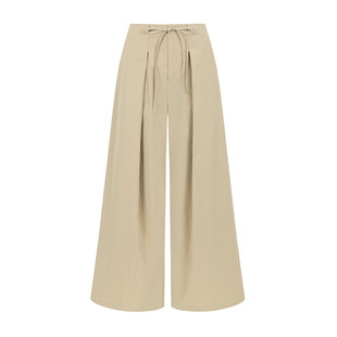 dorydory 系带宽松阔腿长裤休闲裤宽松bf慵懒风夏日松弛感裤子