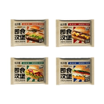 2即食汉堡加热速食面包奥尔良煲微波早餐鸡排香辣牛肉肉松芝士