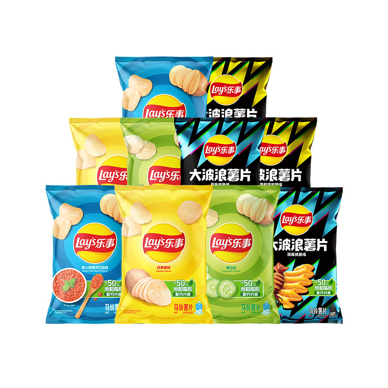 乐事薯片休闲零食组合