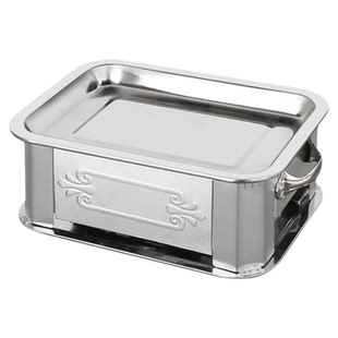 商用烧烤保温炉不锈钢烤炉烤串盘子烧烤店烤串架烧烤专用木炭蜡烛