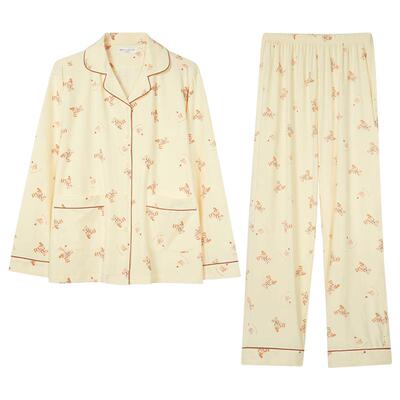 好波情侣款时尚宽松家居服