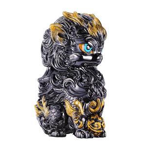 zippo正品打火机 黑金麒麟夜光珐琅彩官方新年送男朋友情人节礼物