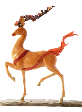 北将全铜《九色鹿》新中式大摆件