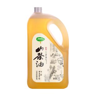 润心原香山茶油有机茶籽油5L×1桶厨房食用油调味油
