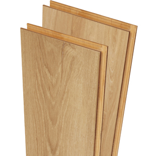 奶油风新三层实木复合地板卧室家用ENF级环保防水耐磨地暖包安装