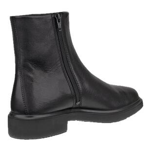 Ecco爱步女鞋秋冬新款靴子侧拉链休闲短靴英伦风平底时装靴222063