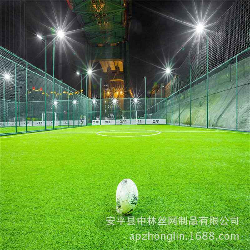 包塑球场围网勾花弹性棒球场丝带铁丝网护栏低碳钢围栏孔菱形四周