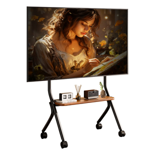 电视机移动支架落地推车带轮32/65/75/85英寸通用小户型艺术挂架