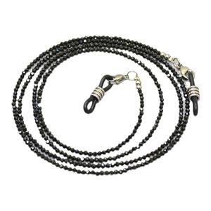 高档太阳镜饰品链黑尖晶眼镜链