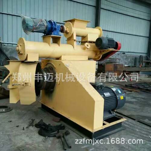 卧式环模250型饲料机颗粒机 成套时产1吨 鸡猪牛羊饲料颗粒机