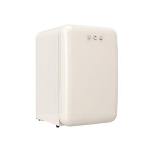 HCK哈士奇复古小冰箱冷冻冷藏迷你小型彩色奶油风可爱小吐司107L