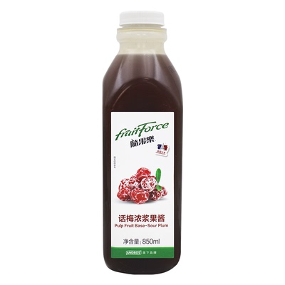 随果乐话梅浓浆果酱850ml