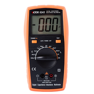 胜利SMD贴片电容测试夹VC6013B迷你LCR测试仪数字电阻电容表6243