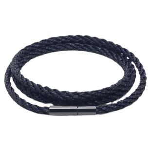 高档项链绳编织吊坠挂绳黄金挂坠绳玉坠翡翠黑色挂件绳子男女粗细