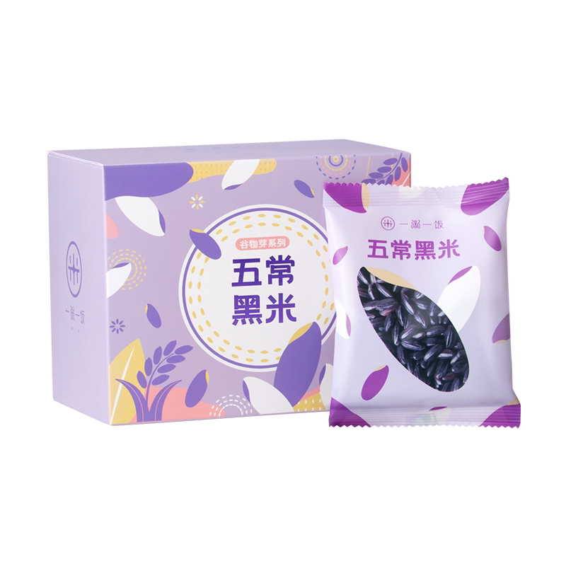 一粥一饭东北五常黑米50g*7袋