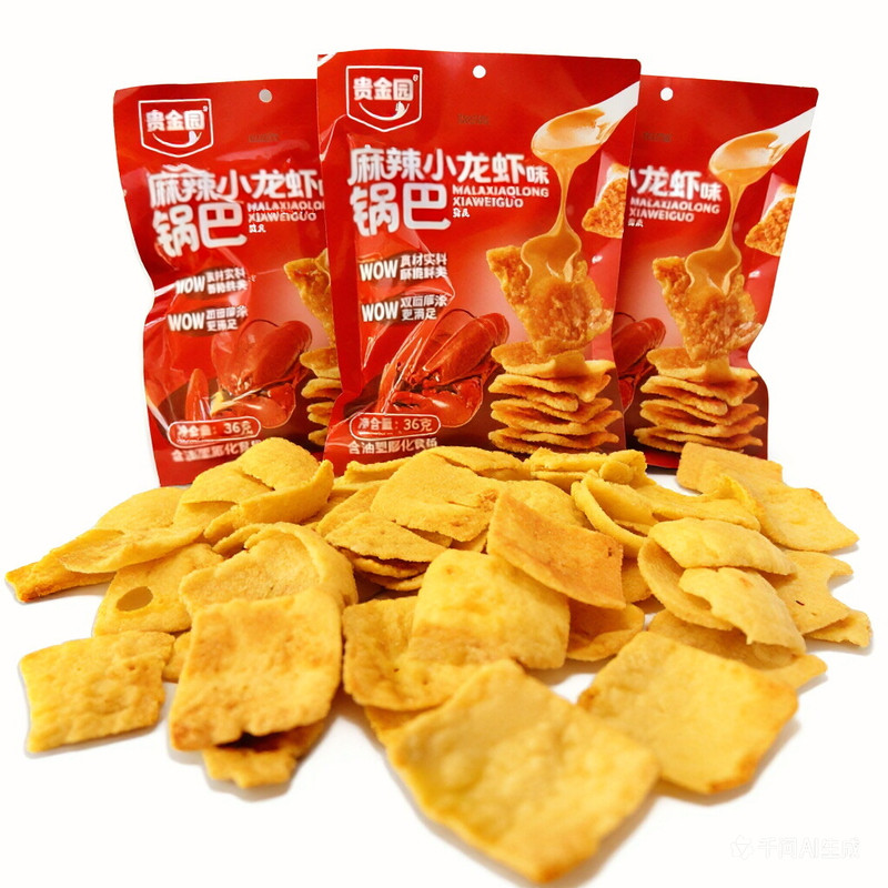 豫味之源整箱400g麻辣锅巴零食