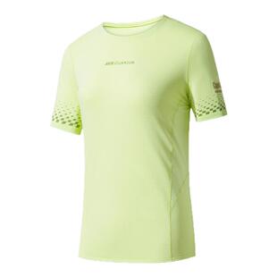 安踏冠军户外系列越野跑女速干透气反光短袖针织衫T恤162520110