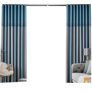 特价遮光窗帘成品清仓处理2025年新款卧室客厅现代简约一片式遮阳