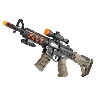 儿童枪玩具男孩电动仿真声光冲锋枪声音喷雾机关枪8手枪ak3一6岁4