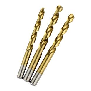 镀钛高速钢麻花钻头电钻打孔不锈钢钻头加长金属钻头0.5/1/2/6mm