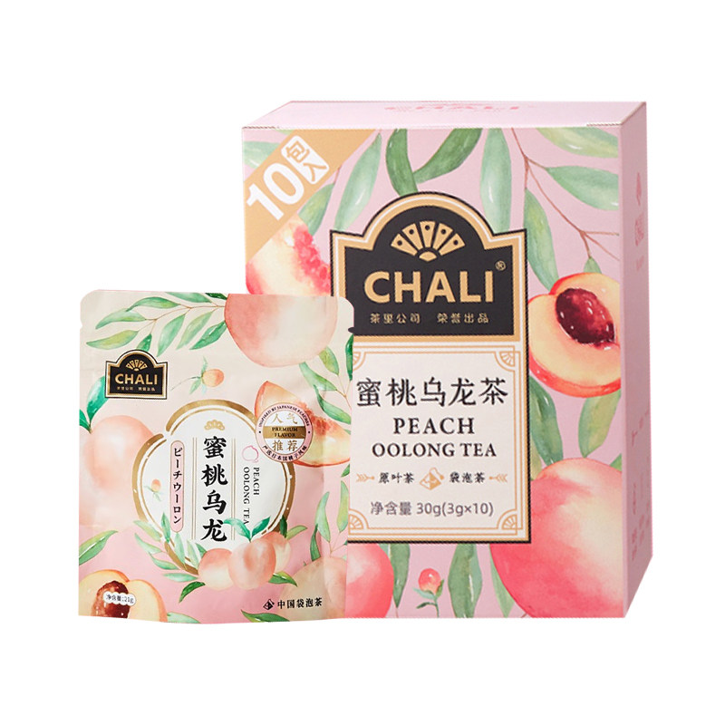 CHALI茶里 蜜桃乌龙茶白桃乌龙组合茶叶花果茶果茶