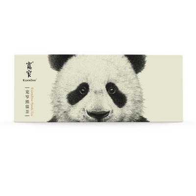 宽窄熊猫茶成都礼物有机红茶礼盒