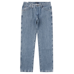 Wrangler/威格男士牛仔裤长裤中腰直筒宽松工装春秋正品1978800