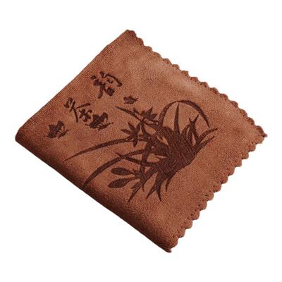 功夫茶巾高档吸水加厚茶布毛巾