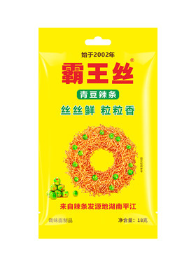 霸王丝青豆爆辣辣条湖南平江特产